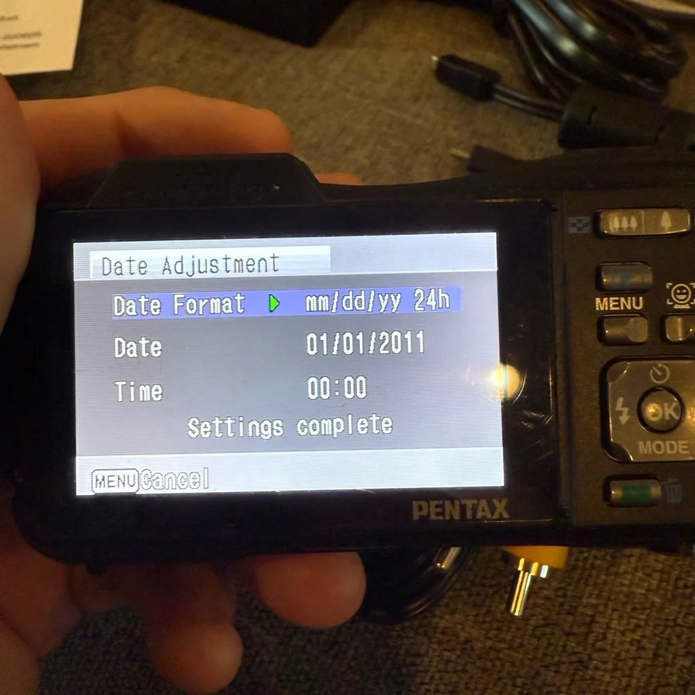 Pentax Black Digital Camera